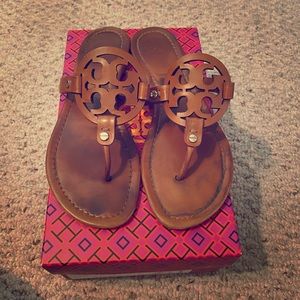 Tory Burch Miller Sandals - Brown